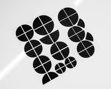 Load image into Gallery viewer, Full Gloss Black Carbon effect Badge Emblem Over lays BMW