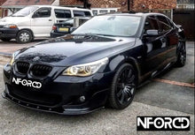 Load image into Gallery viewer, BMW 5 Series E60 Saloon/E61 Touring M Sport Aero Body Kit by KSB – Front Splitter/Lip, Side Skirts & Rear Piece, Gloss Black ABS, UK-Made