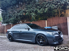 Load image into Gallery viewer, BMW 5 Series E60 Saloon/E61 Touring M Sport Aero Body Kit by KSB – Front Splitter/Lip, Side Skirts & Rear Piece, Gloss Black ABS, UK-Made