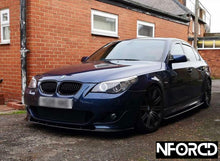 Load image into Gallery viewer, BMW 5 Series E60 Saloon/E61 Touring M Sport Aero Body Kit by KSB – Front Splitter/Lip, Side Skirts & Rear Piece, Gloss Black ABS, UK-Made