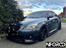 Load image into Gallery viewer, BMW 5 Series E60 Saloon/E61 Touring M Sport Aero Body Kit by KSB – Front Splitter/Lip, Side Skirts & Rear Piece, Gloss Black ABS, UK-Made