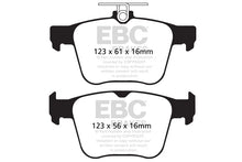 Load image into Gallery viewer, EBC Redstuff Sport Ceramic Rear Brake Pads (DP32173C) - ATE Rear Caliper - Audi S3 8V, TT/TTS 8S, Seat Leon 5F, Skoda Superb 3V, Volkswagen Golf GTI/R MK7, Passat B8