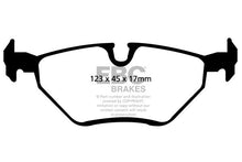Load image into Gallery viewer, EBC Redstuff Ceramic Rear Brake Pads for BMW E46 3 Series (316i 318i 320i 323i 325i 328i) & Z4 E85/E86, Z3 E36 - ATE Rear Caliper - Low Dust Fast Road - ECE R90 Approved - DP31289C