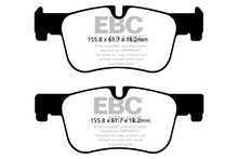 Load image into Gallery viewer, EBC Yellowstuff 4000 Front Sport Brake Pads & Premium OE Plain Brake Discs Kit for BMW 1 Series F20 F21 (ATE Caliper) - 118i & 118ix xDrive - Front Axle DP42143R D1354 PD03KF170