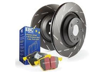 Load image into Gallery viewer, EBC Yellowstuff 4000 Rear Brake Pads + USR Slotted Brake Discs Kit for BMW 1/2/3/4 Series F20 F21 F22 F23 F30 F31 F34 F32 F36 (ATE Rear Caliper) | Fits 120i 230i 325i 418i | DP42132R USR1861 PD08KR409