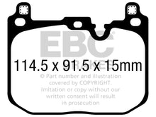 Load image into Gallery viewer, EBC Redstuff Ceramic Front Brake Pads for BMW 1 Series F40 M135i xDrive (2019+) with Brembo Calipers - Low Dust Fast Road - DP32393C