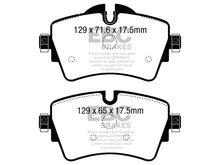 Load image into Gallery viewer, EBC Redstuff Low Dust Ceramic Performance Front Brake Pads BMW 2 Series F45 F46 2014-on TRW Front Caliper 214i 216i 218i Active Tourer Gran Tourer DP32227C