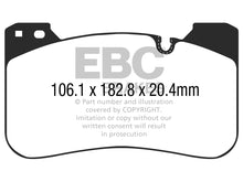 Load image into Gallery viewer, EBC Brakes Bluestuff NDX Front Brake Pads for BMW F90 M5 2018+ - Brembo Front Caliper, Fast Road & Trackday, DP52331NDX