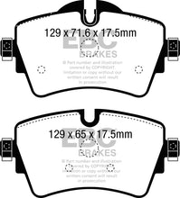 Load image into Gallery viewer, EBC Yellowstuff 4000 Front Brake Pads & 307mm GD Slotted Dimpled Discs Kit – BMW/MINI (TRW Caliper) | PD13KF850 – Fits F40 118i, F45 218i, F48 X1 18i, F54 Clubman, F