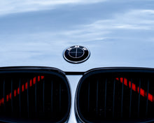 Load image into Gallery viewer, Full Gloss Black Carbon effect Badge Emblem Over lays BMW