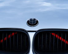 Load image into Gallery viewer, Full Gloss Black Carbon effect Badge Emblem Over lays BMW