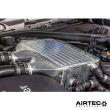 Load image into Gallery viewer, AIRTEC Motorsport Billet Top Mount Chargecooler – Natural Silver – BMW S55 M2 Competition (F87), M3 (F80), M4 (F82/F83) – Direct-Fit Water-to-Air Intercooler Upgrade