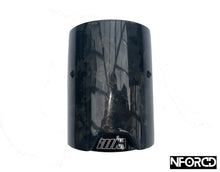 Load image into Gallery viewer, BMW Forged Carbon Fibre Exhaust Tips - Black | M Performance Style Clamp-On Tailpipe Trims with Hidden Clamp | 63-67mm / 67-72mm Inlet | UK Stock | Fits BMW 1 2 3 4 5 Series, M2 M3 M4 M5