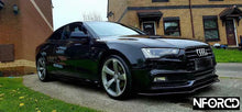 Load image into Gallery viewer, Audi A5 S-Line Facelift Gloss Black Splitter Kit by KSB – Front Splitter, Side Skirts & Rear Piece – Durable ABS, UK Made, Fittings Included