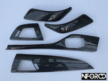 Load image into Gallery viewer, BMW 1 Series F20 F21 & 2 Series F22 Real Gloss Carbon Fibre (Carbon Fiber) Interior Trim Overlay Kit – Door Handle, Dash, Centre & Aircon Covers – Fits M135i M140i M235i M240i (2-Door/4-Door)