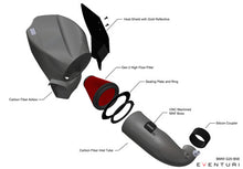 Load image into Gallery viewer, Eventuri Carbon Fibre Cold Air Intake System for BMW 3 Series G20 340i B58 (Pre 11/2018) - Sealed Airbox Dual Feed Performance Induction Kit