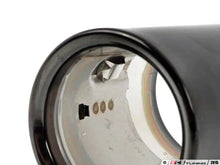 Load image into Gallery viewer, Genuine BMW Black Exhaust Tail Pipe Tip Finisher - OEM 18307849341 - Fits F10 M5 (2010-2016) & F06 F12 F13 M6 (2011-2018) S63N - Single Replacement