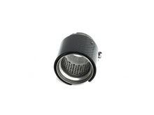 Load image into Gallery viewer, Genuine BMW M Performance Carbon & Titanium Exhaust Tip / Tailpipe Cover - F87 M2/M2 Competition, F80 M3, F82 F83 M4 - OEM Carbon Fibre, Embossed M Logo - 18302468411