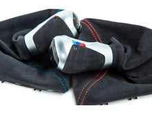 Load image into Gallery viewer, Genuine BMW M Performance Interior Kit for F87 M2 & M2 Competition – Carbon Fibre & Alcantara, Manual Shift Knob & Gaiter (Blue/Orange Stitch), Carbon Fibre Handbrake Handle – OEM LHD/RHD