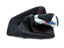 Load image into Gallery viewer, Genuine BMW M Performance Interior Kit for F87 M2 & M2 Competition – Carbon Fibre & Alcantara, Manual Shift Knob & Gaiter (Blue/Orange Stitch), Carbon Fibre Handbrake Handle – OEM LHD/RHD