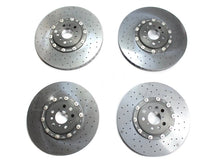 Load image into Gallery viewer, Genuine BMW F90 M5 M Performance Carbon Ceramic Brake Kit (CCB) - OEM Retrofit Big Brake Upgrade - Front & Rear Gold Calipers - 2018+ - Part 34112455917