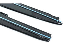 Load image into Gallery viewer, BMW 5 Series G30 G31 F90 M Performance Carbon Fibre Side Skirt Extensions Pair - Genuine OEM (520i 530d M550i xDrive M5) 51192447015 51192447016