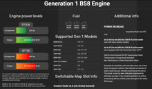 Load image into Gallery viewer, MG Flasher B58 Tuning Maps