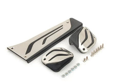 Load image into Gallery viewer, Genuine BMW M Performance Stainless Steel Pedal Set – Manual LHD – OEM Pedal Covers for F10 F20 F30 F31 F32 F33 F36 G30 G31 | 1 2 3 4 5 6 Series, M2 M3 M4, X1 X3 X4 – Part No. 35002232276 | Fits 320i 530i 640i