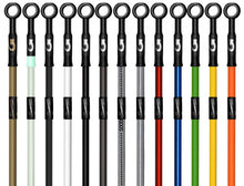 Load image into Gallery viewer, Goodridge Stainless Steel Braided Brake Lines Kit for BMW 3 Series E90 E91 E92 E93 (E9X, 2005-2013) - 6 Line Front & Rear, PTFE Inner, Stainless Fittings