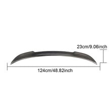 Load image into Gallery viewer, Carbon Fibre Rear Boot/Trunk Lip Spoiler for BMW 2 Series F22 F23 & F87 M2/M2 Competition (2014–2019) – Gloss 3x3 Twill, OEM-Fit, No-Drill Installation