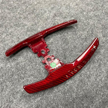 Load image into Gallery viewer, Real Carbon Fibre Shift Paddles for BMW F-Series (F20 F22 F23 F30 F32 F36 F80) & M3 M4 M5 M6 - Extended Direct Replacement Paddle Shifters - OEM Fit Steering Wheel Upgrade