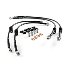 Load image into Gallery viewer, HEL Performance Toyota GR Yaris 1.6 2020+ Braided Brake Lines Kit – Stainless Steel Front & Rear Hoses with Stainless Fittings – TOY-4-151