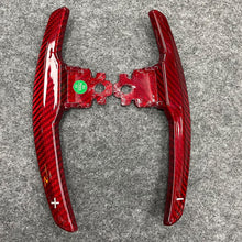 Load image into Gallery viewer, Real Carbon Fibre Shift Paddles for BMW F-Series (F20 F22 F23 F30 F32 F36 F80) & M3 M4 M5 M6 - Extended Direct Replacement Paddle Shifters - OEM Fit Steering Wheel Upgrade