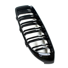 Load image into Gallery viewer, Gloss Black Front Kidney Grilles for BMW 4 Series F32 F33 F36 (420i 428i 435i M4) - OEM-Style Direct Replacement Pair, Shadowline De-Chrome