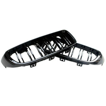 Load image into Gallery viewer, Gloss Black Front Kidney Grilles for BMW 4 Series F32 F33 F36 (420i 428i 435i M4) - OEM-Style Direct Replacement Pair, Shadowline De-Chrome