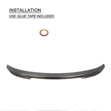 Load image into Gallery viewer, Carbon Fibre Rear Boot/Trunk Lip Spoiler for BMW 2 Series F22 F23 & F87 M2/M2 Competition (2014–2019) – Gloss 3x3 Twill, OEM-Fit, No-Drill Installation