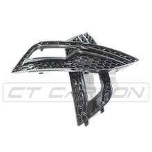 Load image into Gallery viewer, AUDI A4 B8.5 2013-2015 ALL BLACK HONEYCOMB FOG LIGHT SURROUNDS