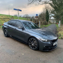 Load image into Gallery viewer, BMW F30 LCI Facelift 3 Series M Sport Full Body Kit (2015-2019) – Front Splitter/Lip, Side Skirts, Rear Diffuser, Boot Spoiler, Black Kidney Grilles, Black M-Style Mirror Covers | UK Stock | Fits 335i 340i M Sport
