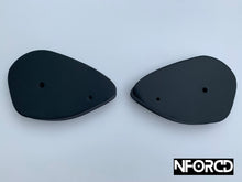 Load image into Gallery viewer, TVR Chimaera & Griffith Seat Adjuster Hinge Cover Pair – Direct Replacement Interior Trim, UK Made, Matte Black, Left & Right (2pcs)