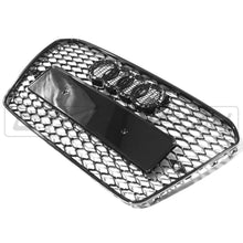 Load image into Gallery viewer, AUDI A5 S5 2013-2016 B8.5 ALL BLACK HONEYCOMB GRILLE V2