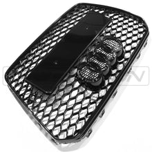 Load image into Gallery viewer, AUDI A5 S5 2013-2016 B8.5 ALL BLACK HONEYCOMB GRILLE V2