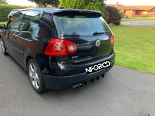 Load image into Gallery viewer, Rear Bumper Diffuser 4 Fin Spoiler For VW Golf MK5 GTI GTD 2010-14