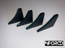 Load image into Gallery viewer, Rear Bumper Diffuser 4 Fin Spoiler For VW Golf MK5 GTI GTD 2010-14