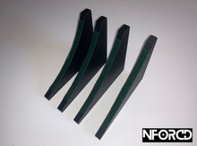 Load image into Gallery viewer, Rear Diffuser Fins for Golf MK5 GTI GTD 4 fins Larger Option