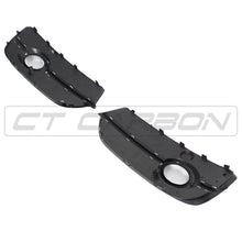 Load image into Gallery viewer, AUDI Q5 SQ5 2013-2015 BLACK/SILVER FOG LIGHT SURROUND