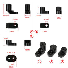 Load image into Gallery viewer, Ford Fiesta MK7/MK7.5 Spoiler Riser Kit - Rear Wing Raiser Lift Spacers | Metal Bolt-On Upgrade with Screws & Washers for Aggressive Styling