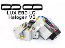 Load image into Gallery viewer, LUX V4 Angel Eyes for BMW 3 Series E90/E91 LCI (2009-2011) - 6000K LED Halo Ring Bulbs, Plug & Play, Valeo Halogen Headlights, 2000 Lumen, 15% Brighter Than V3, Cree LEDs