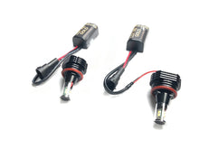 Load image into Gallery viewer, LUX H8 Gold Amber LED Angel Eyes Bulbs for BMW E82 E90 LCI E92 E93 E60 LCI E70 E71 E84 E89 | 135i 335i M3 Z4 X1 X5 X6 | Bright Cree Halo DRL Upgrade