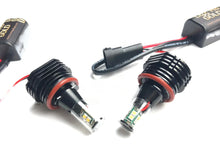Load image into Gallery viewer, LUX H8 Gold Amber LED Angel Eyes Bulbs for BMW E82 E90 LCI E92 E93 E60 LCI E70 E71 E84 E89 | 135i 335i M3 Z4 X1 X5 X6 | Bright Cree Halo DRL Upgrade