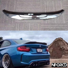 Load image into Gallery viewer, Carbon Fibre Boot Lip Spoiler for BMW 2 Series F22 & M2 F87 2014–2018 – Genuine Carbon Fiber or Gloss Black – Fits M235i – Rear Trunk Lip